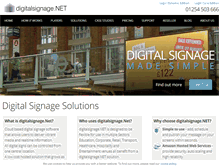 Tablet Screenshot of digitalsignage.net