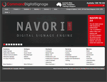 Tablet Screenshot of digitalsignage.com.au