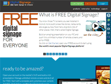 Tablet Screenshot of digitalsignage.com